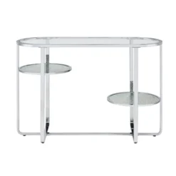 Rueledge Glam 2 Shelf Sofa Table Chrome - HOMES: Inside + Out -Cheap Homes Inside Out Store GUEST 653e9c05 b5ca 4922 a0f5 e25d692e3f65
