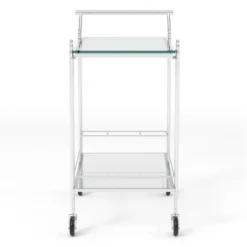 Starrett 2 Tier Metal Serving Cart Chrome - HOMES: Inside + Out 5 Starrett 2 Tier Metal Serving Cart Chrome - HOMES: Inside + Out -Cheap Homes Inside Out Store GUEST 670300c3 5b4d 464b 8546 f17f5fd0f8f1