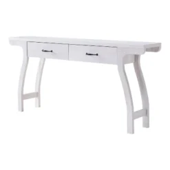 Haun 2 Drawer Console Table White Oak - HOMES: Inside + Out