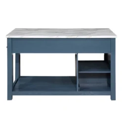 Fredricke Extendable Kitchen Island With Faux Marble - HOMES: Inside + Out -Cheap Homes Inside Out Store GUEST 683922b7 a4c3 4ac9 aaaf 92291b01dfa9