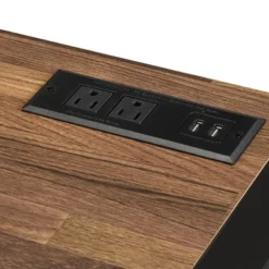 Eriboll Writing Desk With 1 Drawer And USB Plug Sand Black/Natural Tone - HOMES: Inside + Out -Cheap Homes Inside Out Store GUEST 6c5623cc bb06 4b72 aafa 76f62c2cfeb6