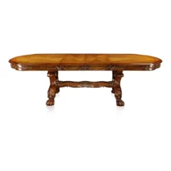 9pc Lion Claw Elegant Carved Extendable Dining Table Set Wood/Antique Oak - HOMES: Inside + Out -Cheap Homes Inside Out Store GUEST 6de05d80 8554 4c0b b41a ee5cd5682529