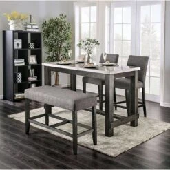 4pc Norelo Counter Height Dining Set - HOMES: Inside + Out