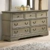 Kritan 7 Drawer Dresser Antique Warm Gray - HOMES: Inside + Out