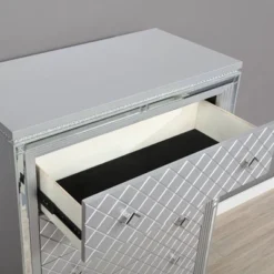 6pc Tenaya Bedroom Set Silver/Gray - HOMES: Inside + Out -Cheap Homes Inside Out Store GUEST 7182d5fb ff26 438c 83eb a80a27009da1