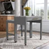 39" Gardenside Rectangle Nested Counter Height Dining Tables White/Light Gray - HOMES: Inside + Out