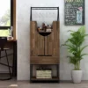 Meluse Multi Storage Wine Cabinet Light Hickory - HOMES: Inside + Out
