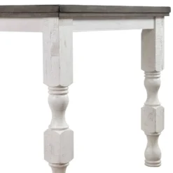 78" Cambrien Rustic Two-Tone Counter Height Dining Table Antique White/Gray - HOMES: Inside + Out -Cheap Homes Inside Out Store GUEST 744ca036 538e 4aa0 94a4 05aec93fc494