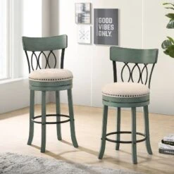 Set Of 2 24" Darlowe Swivel Counter Height Barstools - HOMES: Inside + Out -Cheap Homes Inside Out Store GUEST 76177f2e ba87 48b7 9027 c99f9200fdb7