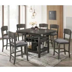 60" Summerland Round Counter Height Dining Table - HOMES: Inside + Out -Cheap Homes Inside Out Store GUEST 7d42020c 59f8 4653 b74f eb821832a62b