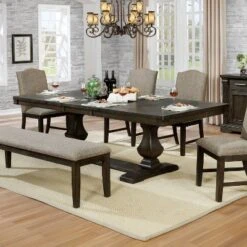 94" Lemieux Extendable Dining Table Brown - HOMES: Inside + Out -Cheap Homes Inside Out Store GUEST 7dbfe7f4 f479 41c1 b187 f724bbced2ac