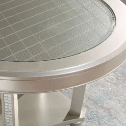 47" Jenra Round Dining Table Champagne - HOMES: Inside + Out -Cheap Homes Inside Out Store GUEST 7dda6672 70b4 4c62 b665 762585ed3572