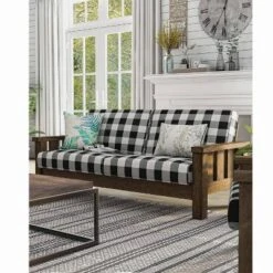 Jovie Gingham Rustic Sofa - HOMES: Inside + Out 10 Jovie Gingham Rustic Sofa - HOMES: Inside + Out -Cheap Homes Inside Out Store GUEST 7f82f1e6 5ee6 49ab a034 ce2d29133308