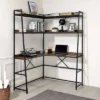 Clydebank Corner Desk With Bookcase And USB Plug - HOMES: Inside + Out