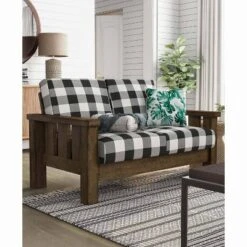 Jovie Gingham Rustic Loveseat - HOMES: Inside + Out -Cheap Homes Inside Out Store GUEST 811faadd dc28 48fc 8c06 09255a27cd4d