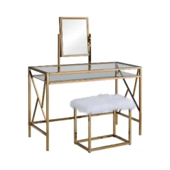 Burdette Contemporary Vanity Table Set - HOMES: Inside + Out -Cheap Homes Inside Out Store GUEST 82028cd3 4f76 4f67 8d33 7822f0082f83