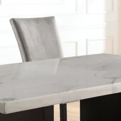 70" Southwind Rectangle Dining Table White/Black - HOMES: Inside + Out -Cheap Homes Inside Out Store GUEST 82918d6c 2f49 44d6 98fa 6380a389cb24