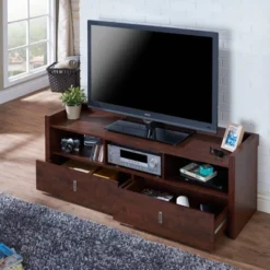 Flatcar Multi Functional Storage TV Stand For TVs Up To 65" Vintage Walnut - HOMES: Inside + Out -Cheap Homes Inside Out Store GUEST 86b41694 4cb0 4fb5 85fd 68f9954d8eda