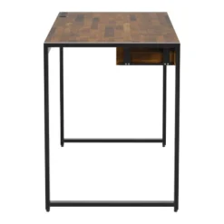 Eriboll Writing Desk With 1 Drawer And USB Plug Sand Black/Natural Tone - HOMES: Inside + Out -Cheap Homes Inside Out Store GUEST 89f1f874 6413 4dd5 ab11 9559f6ebea22