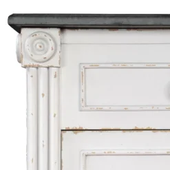 Magg 4 Drawer Jewelry Chest With Flip Up Mirror Antique White/Antique Gray Two Tone - HOMES: Inside + Out -Cheap Homes Inside Out Store GUEST 8a870a05 c436 4a91 8582 77fd34e1cedc