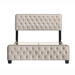 Phebe Button Tufted Upholstered Bed - HOMES: Inside + Out -Cheap Homes Inside Out Store GUEST 8bf92e1b 7afd 4551 97b9 9d2c236e519a