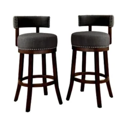 Set Of 2 24" Jefferson Counter Height Barstools With Upholstered Seat - HOMES: Inside + Out -Cheap Homes Inside Out Store GUEST 8c175eda 55b6 4415 b5bc 7b7dcf2c250a