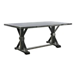 6pc Hepburn Dining Set Antique Black/Light Gray - HOMES: Inside + Out -Cheap Homes Inside Out Store GUEST 8ca2507b ba2b 4cc8 b104 0d0eb9637417