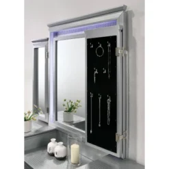 2pc Mallery Vanity Set With Stool Silver - HOMES: Inside + Out -Cheap Homes Inside Out Store GUEST 8ec80d47 fcb8 4f5b 8428 c6776d1a52e4