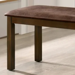 43" Coulter Padded Seat Bench Walnut/Brown - HOMES: Inside + Out -Cheap Homes Inside Out Store GUEST 8f4b65ff 0ea5 480d b32d f2376de62ba3