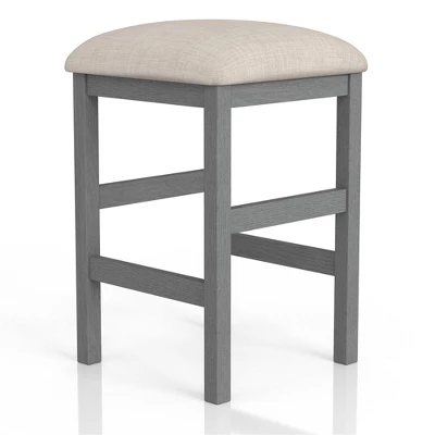 5pc Gardenside Expandable Counter Height Dining Table Set White/Light Gray/Beige - HOMES: Inside + Out 6 5pc Gardenside Expandable Counter Height Dining Table Set White/Light Gray/Beige - HOMES: Inside + Out - Image 6