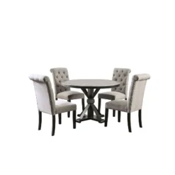 5pc Hedgeburn Round Dining Set - HOMES: Inside + Out -Cheap Homes Inside Out Store GUEST 92186673 4513 4dec 8aec f6785cf68b49