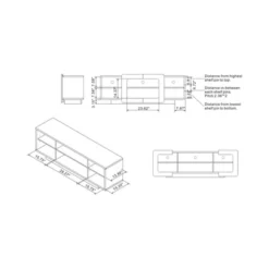 Dimanche TV Stand For TVs Up To 70" Dark Wenge - HOMES: Inside + Out -Cheap Homes Inside Out Store GUEST 927b268c 9133 4bd8 a09f 7d1ce312df30