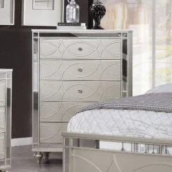 2pc La Mesa Bed And Chest Set Silver - HOMES: Inside + Out -Cheap Homes Inside Out Store GUEST 934efda1 c054 4e36 ba94 275b512eae48