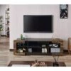 Dimanche TV Stand For TVs Up To 70" Dark Wenge - HOMES: Inside + Out