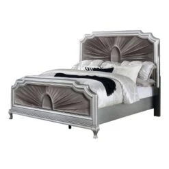 3pc Queen Bentlee Bedroom Set With 2 Nightstands Silver/Warm Gray - HOMES: Inside + Out -Cheap Homes Inside Out Store GUEST 96354e5d 5e93 469e 88e5 0e2e1e5b77ab