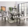 6pc Hepburn Dining Set Antique Black/Light Gray - HOMES: Inside + Out