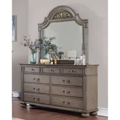 5pc Pennings Traditional Bedroom Set Gray - HOMES: Inside + Out -Cheap Homes Inside Out Store GUEST 9c511e9c b6f8 4227 b390 9cf8bac67233 1