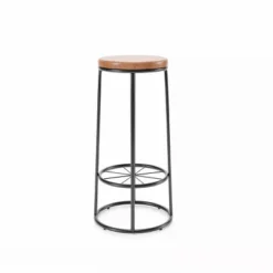 Set Of 2 33" Pilat Barstools With Wood Seat Warm Oak - HOMES: Inside + Out -Cheap Homes Inside Out Store GUEST 9d3d9d88 02c1 4a47 b2f8 74891f0b1955