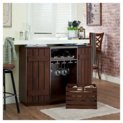 Candy Plank Inspired Dining Buffet With Removable Crate Vintage Walnut - HOMES: Inside + Out -Cheap Homes Inside Out Store GUEST a2104d7f 2d85 40a7 a46e 26a07be73174