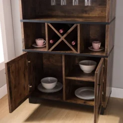 Lamage Wine Cabinet Buffet With Wine Rack - HOMES: Inside + Out -Cheap Homes Inside Out Store GUEST a2ce8b8d fb8b 44cb a67b 381e527bb94b