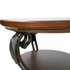 Telmin Traditional Side Table Brown Cherry - HOMES: Inside + Out -Cheap Homes Inside Out Store GUEST a337b430 d815 4351 a555 906e27d872b9