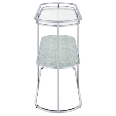 Yarmuth Glam 1 Shelf Sofa Table Chrome - HOMES: Inside + Out 5 Yarmuth Glam 1 Shelf Sofa Table Chrome - HOMES: Inside + Out - Image 5
