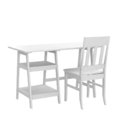 Dornoch 2 Shelf Writing Desk With Chair - HOMES: Inside + Out -Cheap Homes Inside Out Store GUEST aa4213ac f6d2 4d2d 8932 030b2ceec405