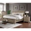 2pc Queen Earl Bedroom Set With Nightstand Gray - HOMES: Inside + Out