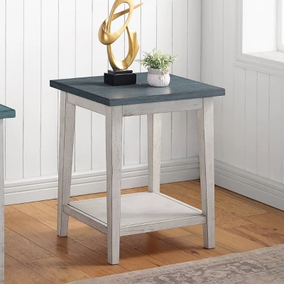 Brizza 1 Open Shelf Side Table - HOMES: Inside + Out 1 Brizza 1 Open Shelf Side Table - HOMES: Inside + Out
