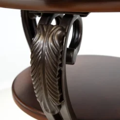 Telmin Traditional Side Table Brown Cherry - HOMES: Inside + Out -Cheap Homes Inside Out Store GUEST ad142c0a 88fb 4b6d b6fc 29c6cb285211