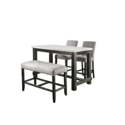 4pc Norelo Counter Height Dining Set - HOMES: Inside + Out -Cheap Homes Inside Out Store GUEST ad4081e5 497f 4484 b729 8737ef5dbbb3