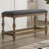 Bringe Upholstered Counter Height Bench - HOMES: Inside + Out