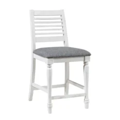 5pc Cambrien Rustic Farmhouse Counter Height Dining Set Antique White/Gray - HOMES: Inside + Out -Cheap Homes Inside Out Store GUEST b026005c 8081 4c53 943c 5b1bd297404c