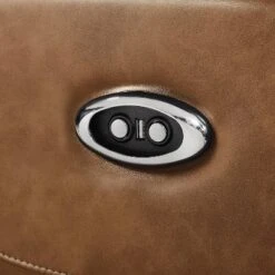 Edanola Upholstered Sofa With 2 Power Recliner And USB Plug Brown - HOMES: Inside + Out -Cheap Homes Inside Out Store GUEST b0a40b34 459e 469e af8f 8ab75447aa93